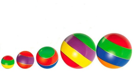Купить Мячи резиновые (комплект из 5 мячей различного диаметра) в Апрелевке 