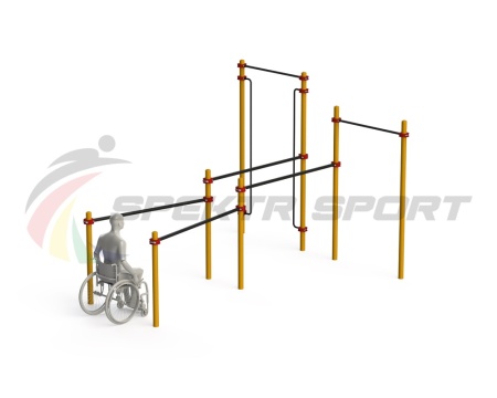 Купить Спортивный комплекс для инвалидов-колясочников WRK-D19_76mm в Апрелевке 
