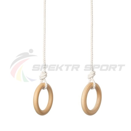Купить Кольца гимнастические деревянные (фанера 18 мм, покрытие: эмаль, лак или пропитка) в Апрелевке 