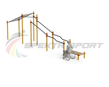Купить Спортивный комплекс для инвалидов-колясочников WRK-D22_76mm в Апрелевке 