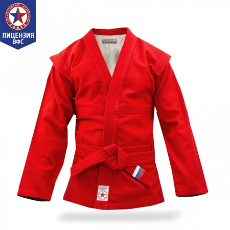 Купить Куртка для самбо "Атака" ВФС (подкладка, пояс)  р 36-48 в Апрелевке 