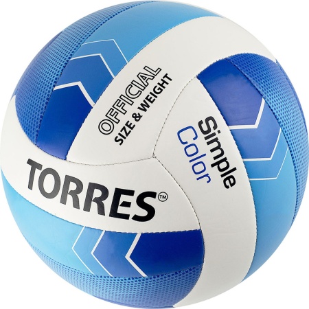 Купить Мяч волейбольный Torres Simple Color любительский р.5 в Апрелевке 